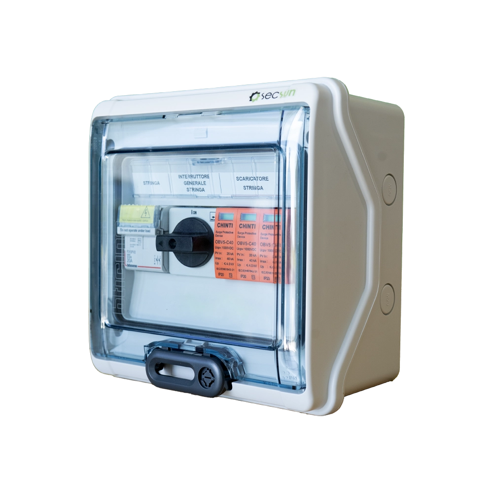 QUADRO DI CAMPO DC 1 STRINGA 1000 VDC – SECSUN LIGHT
