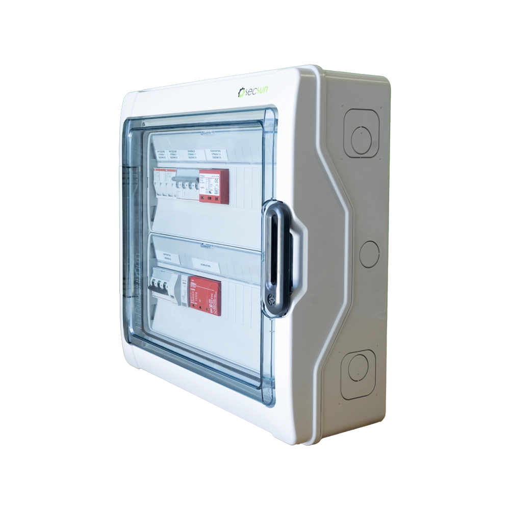 QUADRO ELETTRICO DC/AC UNICOBOX 2 STRINGHE IN PARALLELO 1000VDC TRIFASE - 10kW – SECSUN LIGHT