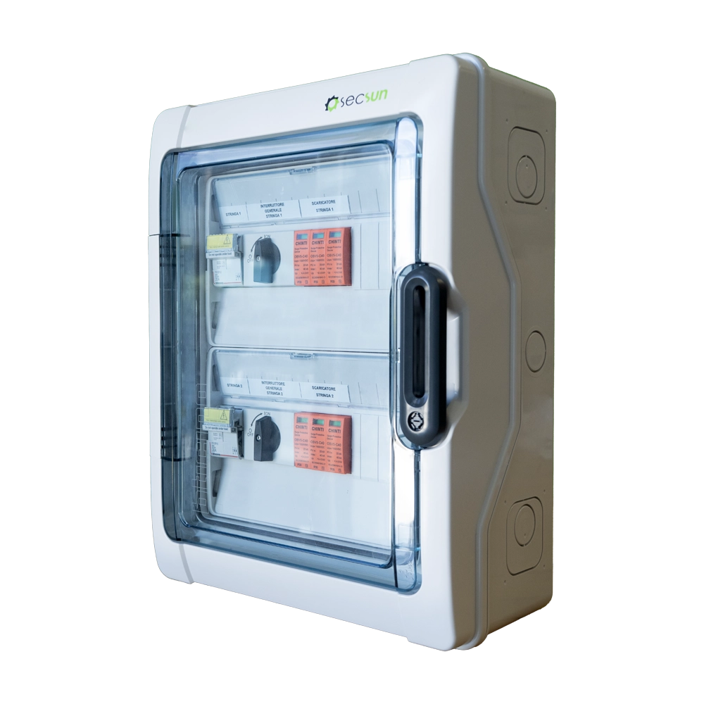 QUADRO DI CAMPO DC 2 STRINGHE 1000 VDC – SECSUN PRO