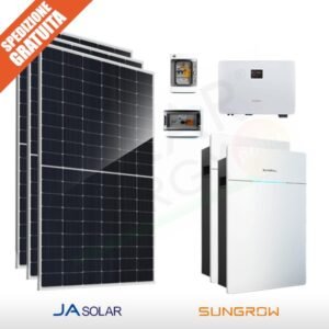 Kit Fotovoltaico 6,5 kW JA Solar - Sungrow con accumulo 10,24 kWh
