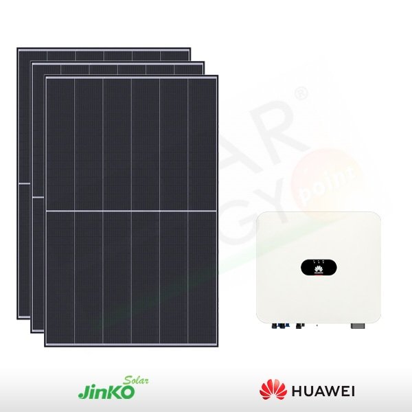 Kit Fotovoltaico 3,3 kW Jinko - Huawei predisposto per accumulo