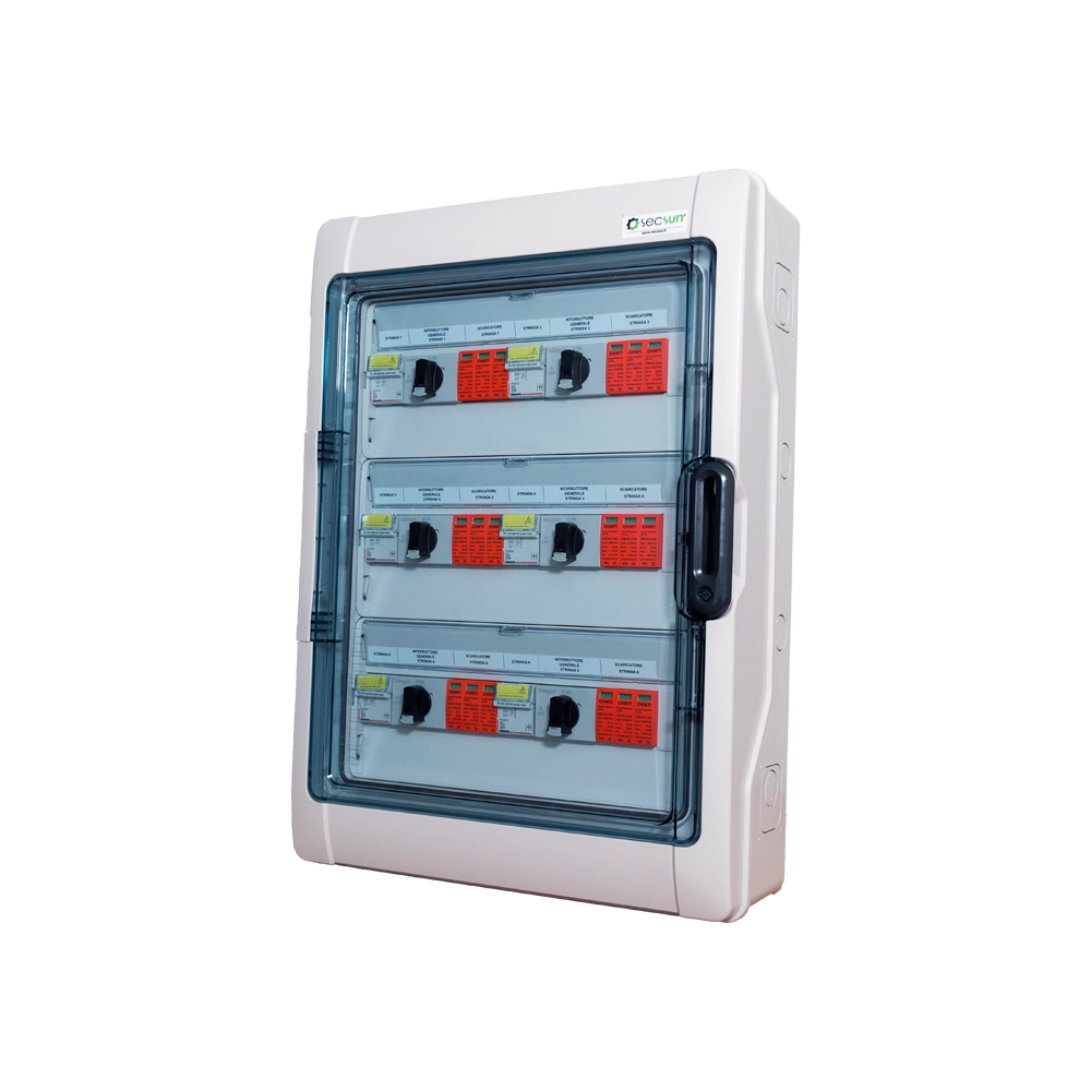 QUADRO DI CAMPO DC 6 STRINGHE 1000 VDC – SECSUN LIGHT