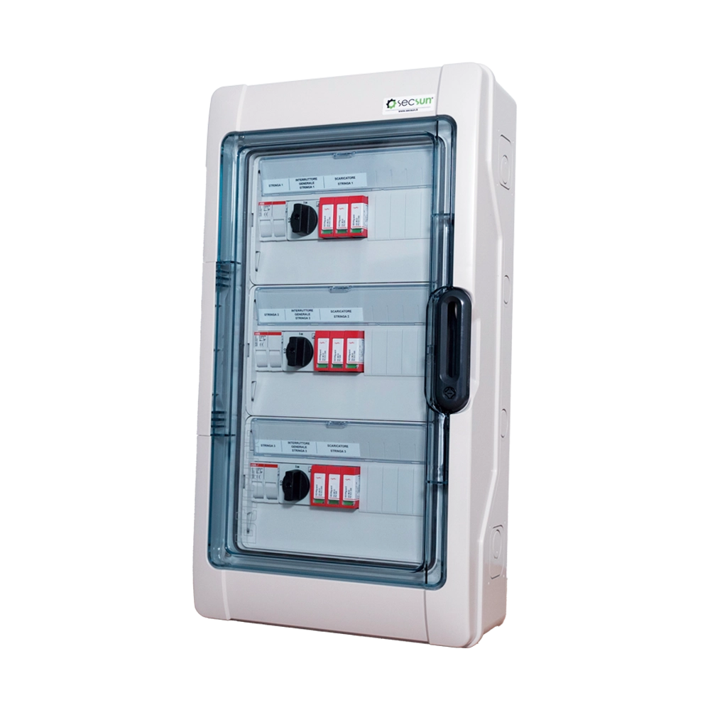 QUADRO DI CAMPO DC 3 STRINGHE 1000 VDC – SECSUN PRO