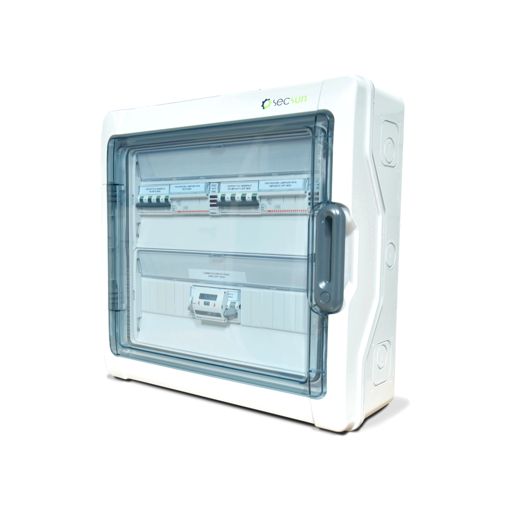 QUADRO DI COMMUTAZIONE MANUALE TRIFASE 10 KWP – SECSUN PRO