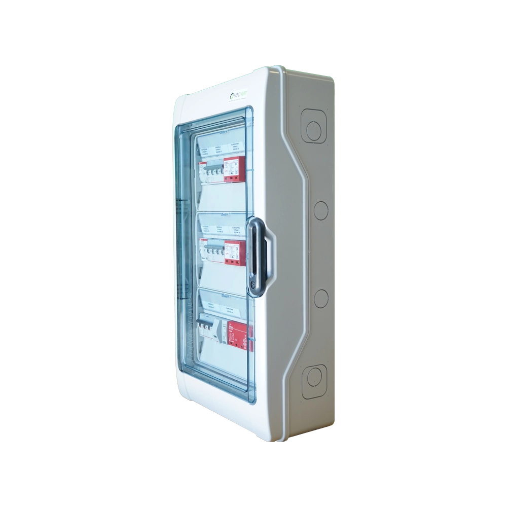 QUADRO ELETTRICO DC/AC UNICOBOX 2 STRINGHE INDIPENDENTI 1000VDC TRIFASE - 10kW – SECSUN LIGHT