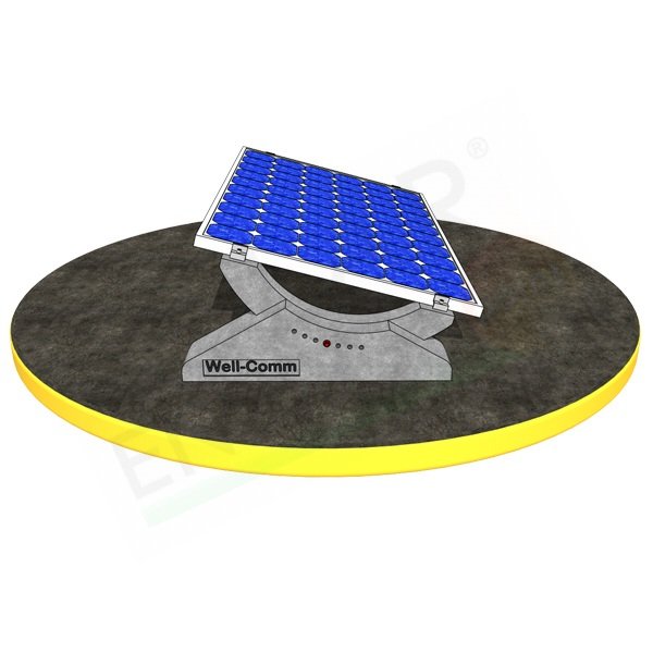 KIT SISTEMA ZAVORRATO PER IMPIANTI FOTOVOLTAICI PER SUPERFICI PIANE PER 3 MODULI FOTOVOLTAIC…