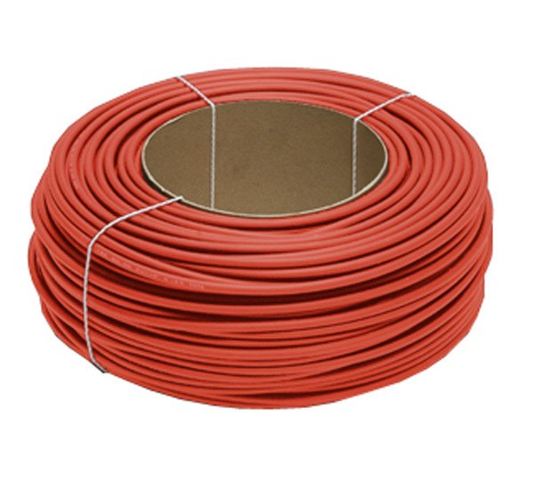 Cavo Elettrico FG16OR16 6mm² Rosso per collegamento inverter (100m)