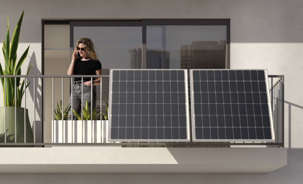 Kit Fotovoltaico Balcone 800W Plug&Play - 2 pannelli 400W + Microinverter