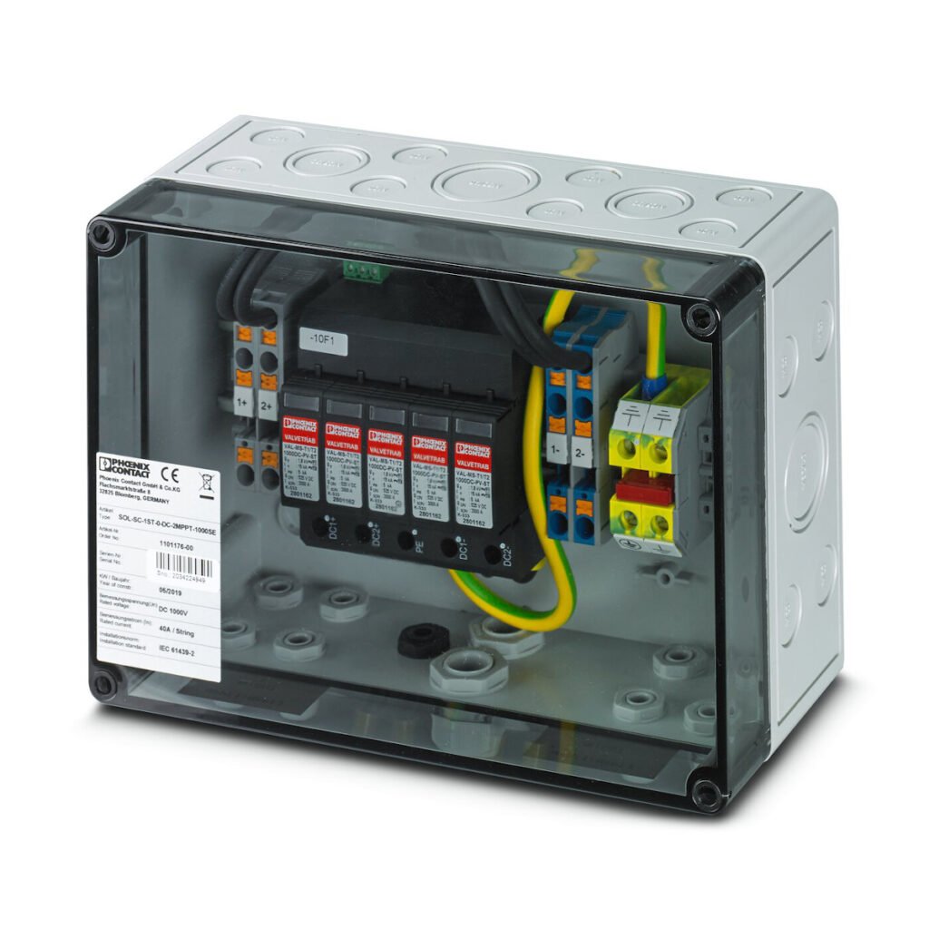 Quadro di Parallelo DC Phoenix Contact PV-GAK SOL-SC-1ST-0-DC-2MPPT-1000SE