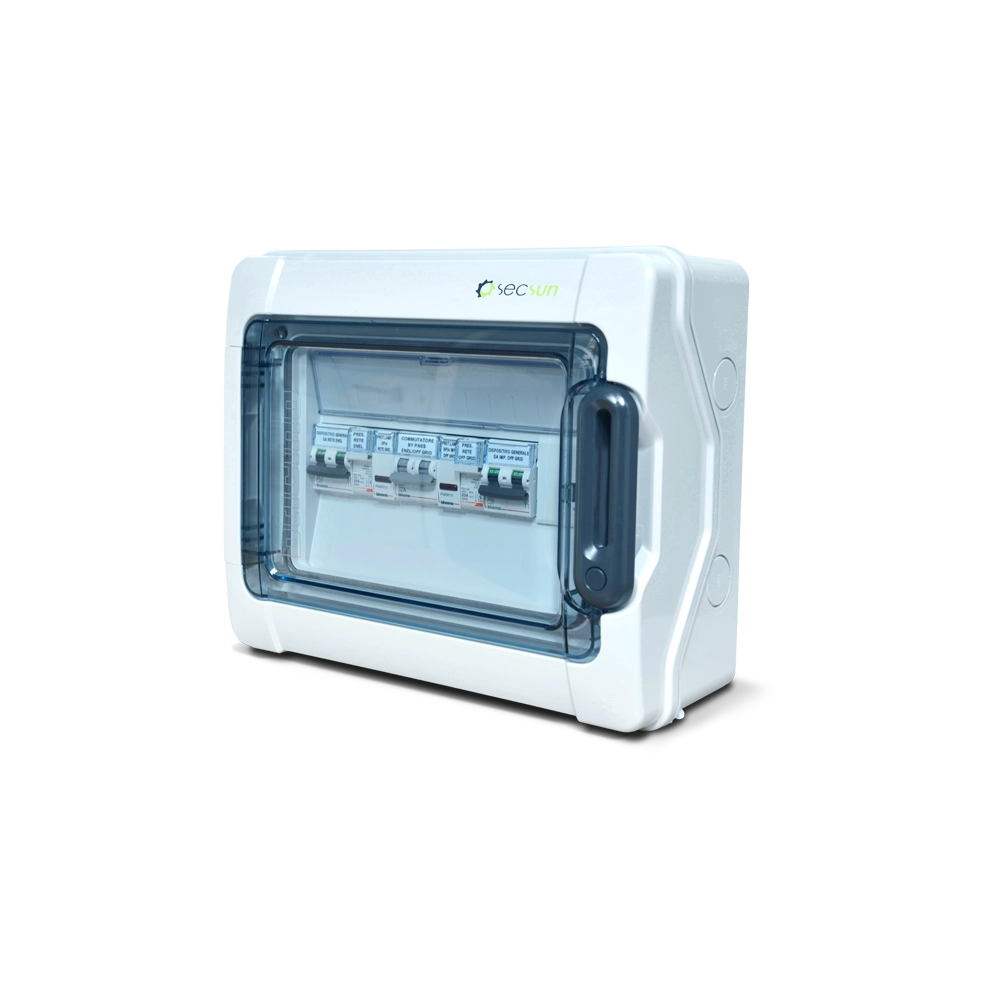QUADRO DI COMMUTAZIONE MANUALE MONOFASE 1 KWP – SECSUN PRO