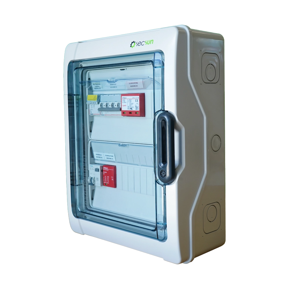 QUADRO ELETTRICO DC/AC UNICOBOX 1 STRINGA 600VDC MONOFASE - 3kW – SECSUN LIGHT