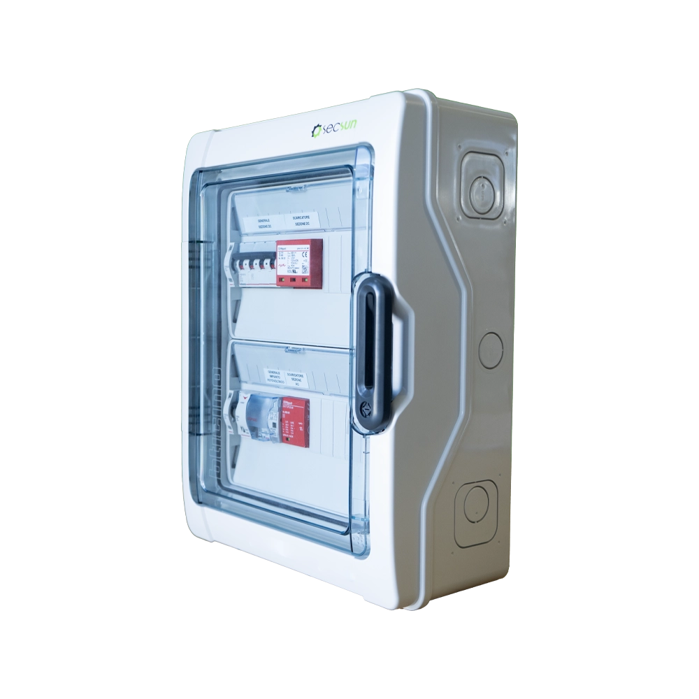 QUADRO ELETTRICO DC/AC UNICOBOX PLUS 1 STRINGA MONOFASE - 3kW – SECSUN PRO (PLUS)